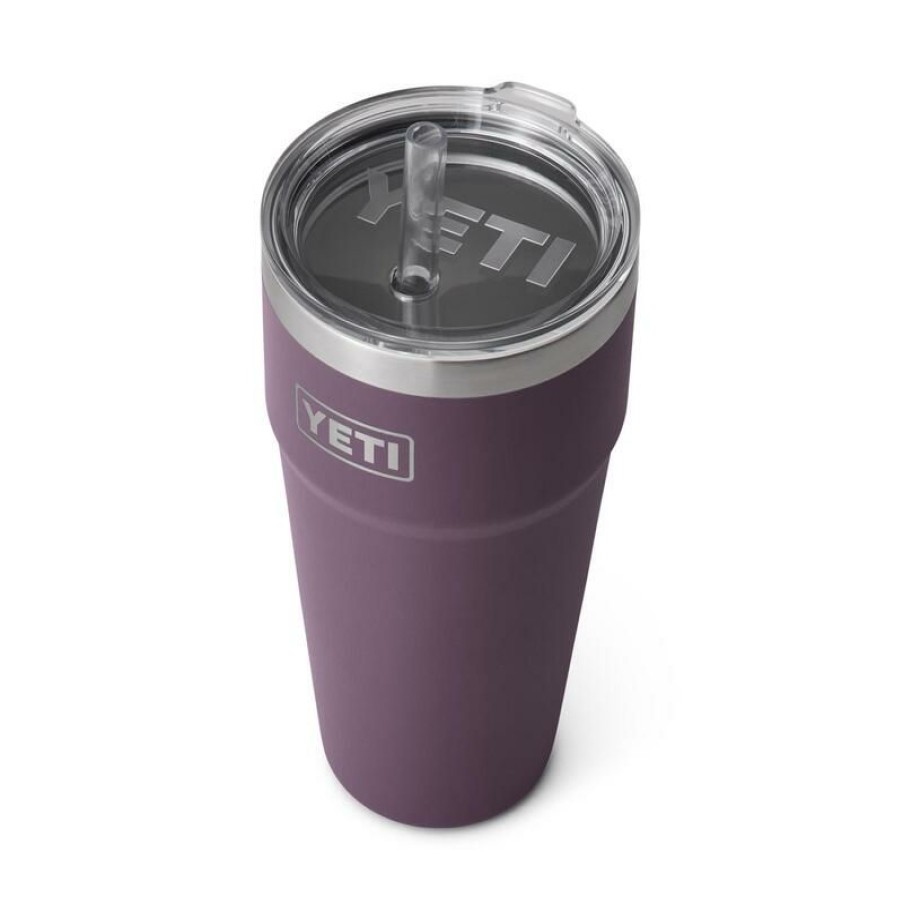 Home And Decor * | Outlet Yeti Rambler 26 Oz Nordic Purple Bpa Free Straw Cup