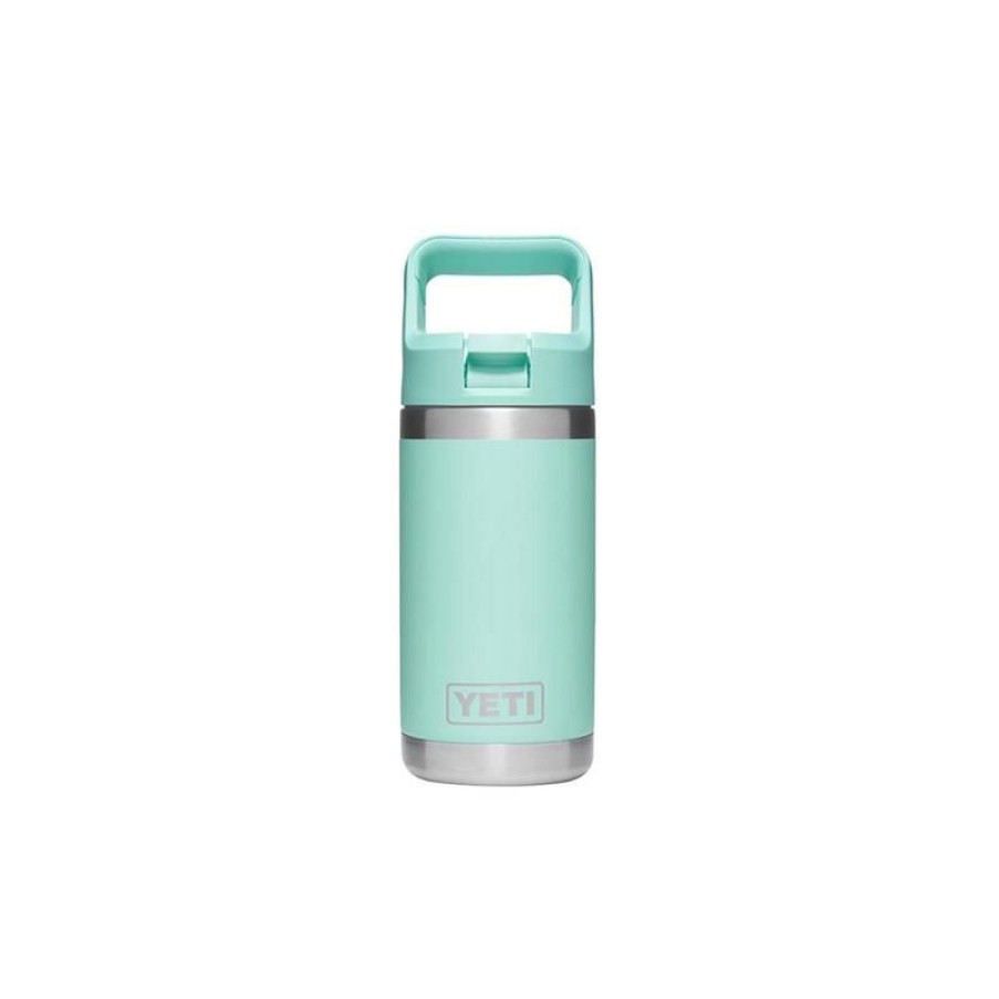 Home And Decor * | Deals Yeti Rambler Jr. 12 Oz Seafoam Bpa Free Kids Water Bottle