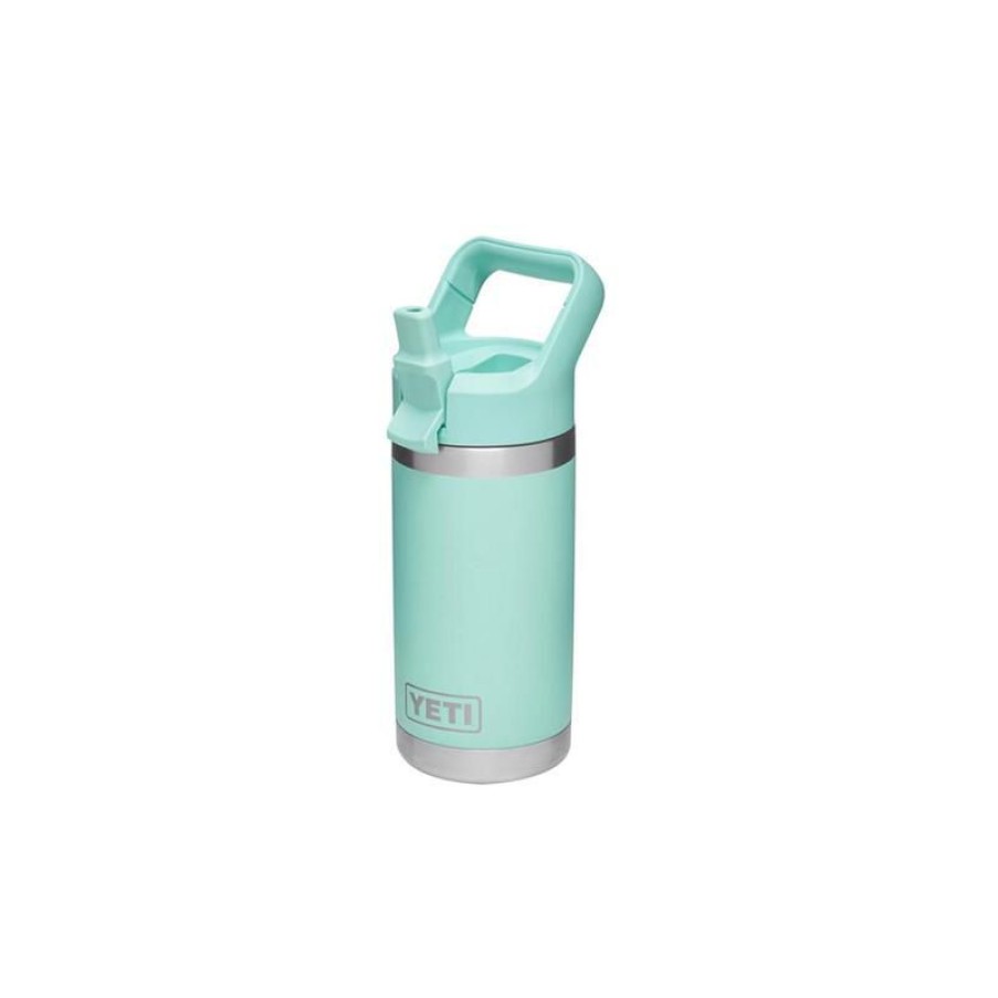 Home And Decor * | Deals Yeti Rambler Jr. 12 Oz Seafoam Bpa Free Kids Water Bottle