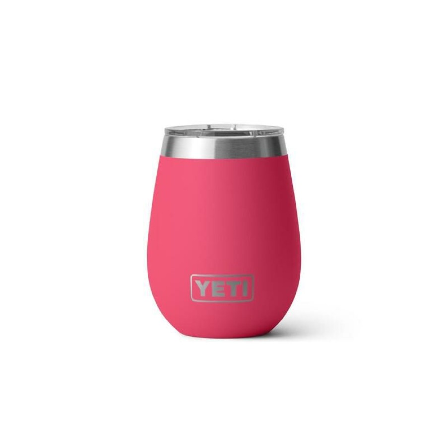 Home And Decor * | Budget Yeti Rambler 10 Oz Bimini Pink Bpa Free Wine Tumbler With Magslider Lid