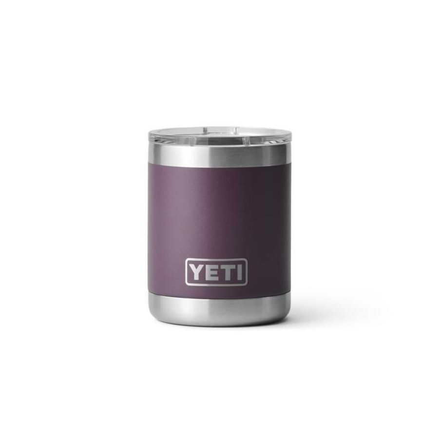 Home And Decor * | Best Pirce Yeti Rambler 10 Oz Lowball Nordic Purple Bpa Free Tumbler With Magslider Lid