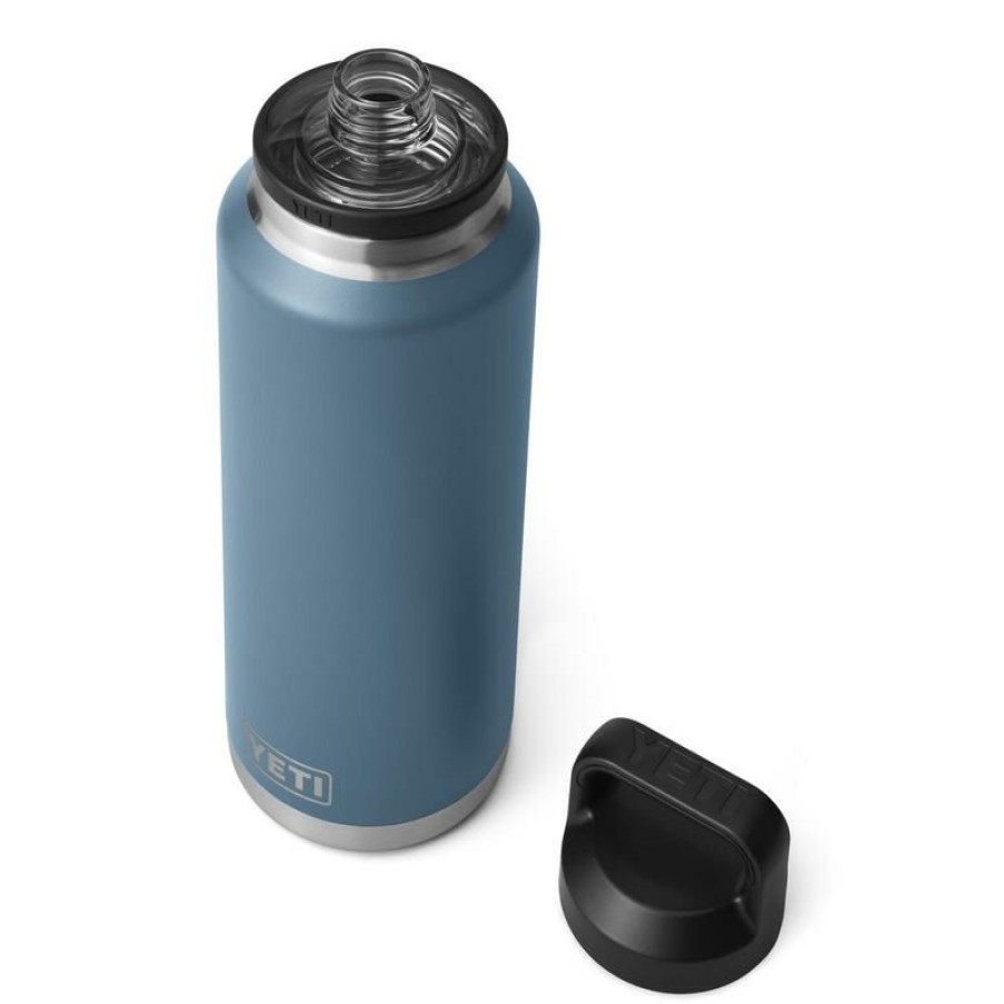 Home And Decor * | New Yeti Rambler 46 Oz Nordic Blue Bpa Free Bottle With Chug Cap