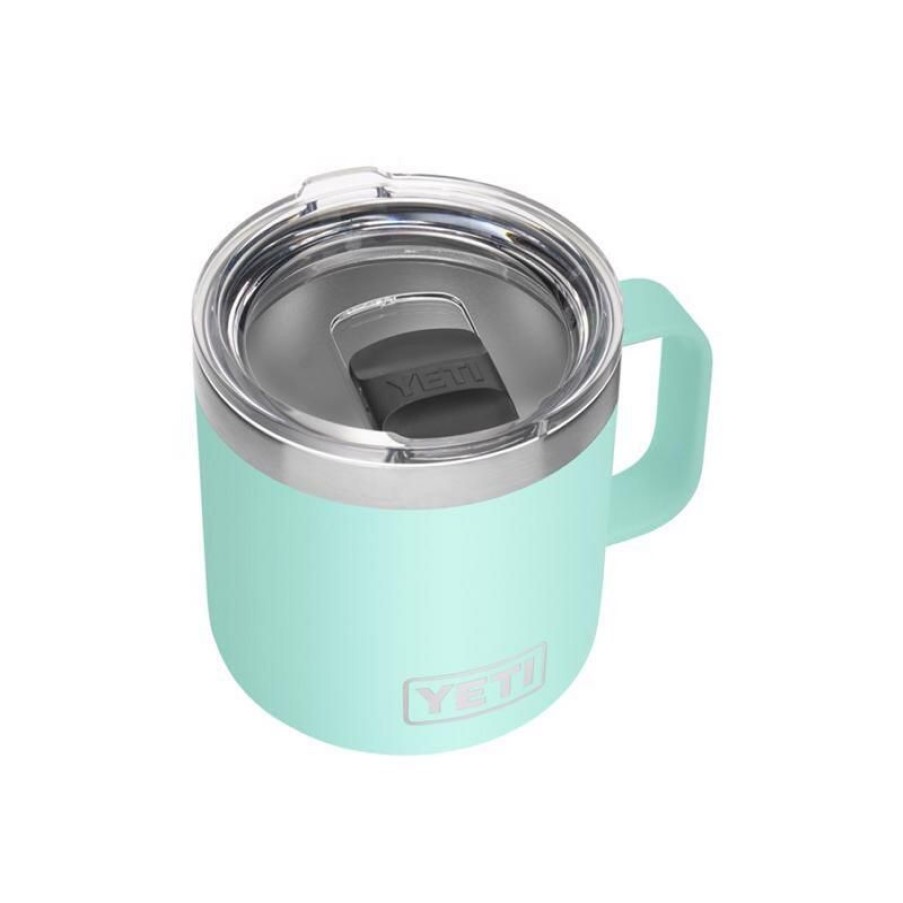 Home And Decor * | Coupon Yeti Rambler 14 Oz Seafoam Bpa Free Mug With Magslider Lid