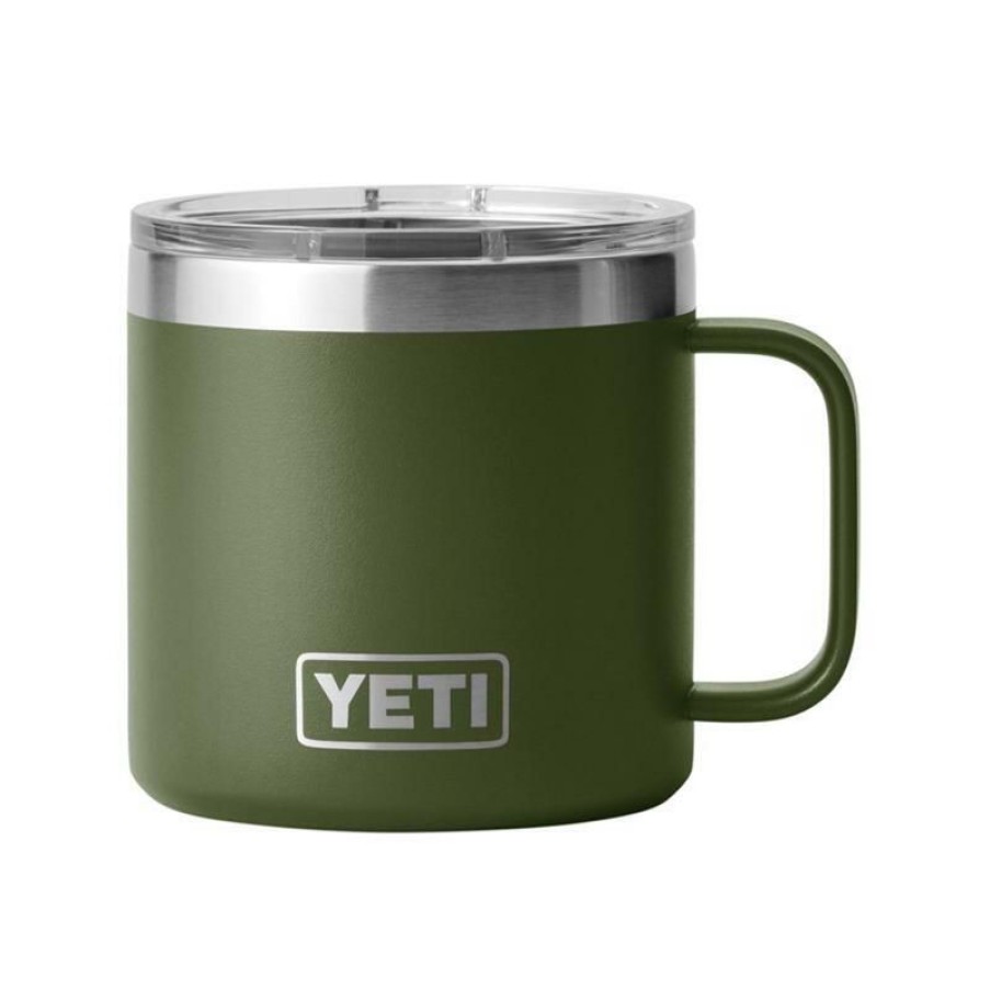 Home And Decor * | Cheap Yeti Rambler 14 Oz Highlands Olive Bpa Free Mug With Magslider Lid