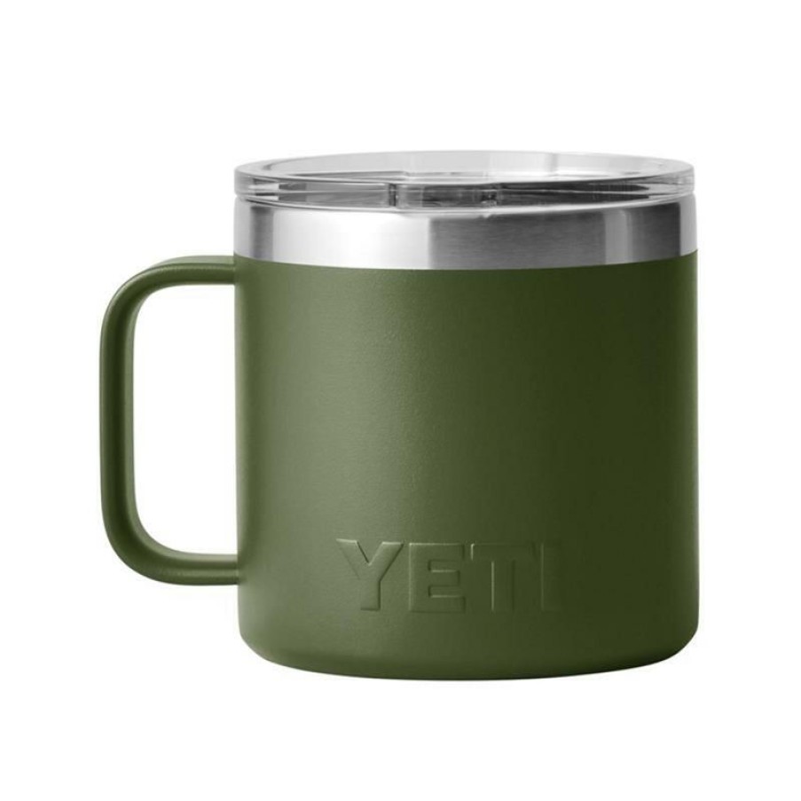 Home And Decor * | Cheap Yeti Rambler 14 Oz Highlands Olive Bpa Free Mug With Magslider Lid