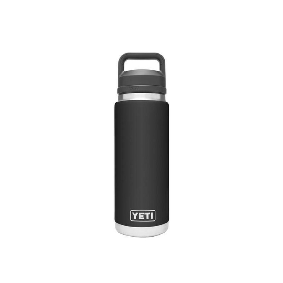 Home And Decor * | New Yeti Rambler 26 Oz Black Bpa Free Bottle With Chug Cap