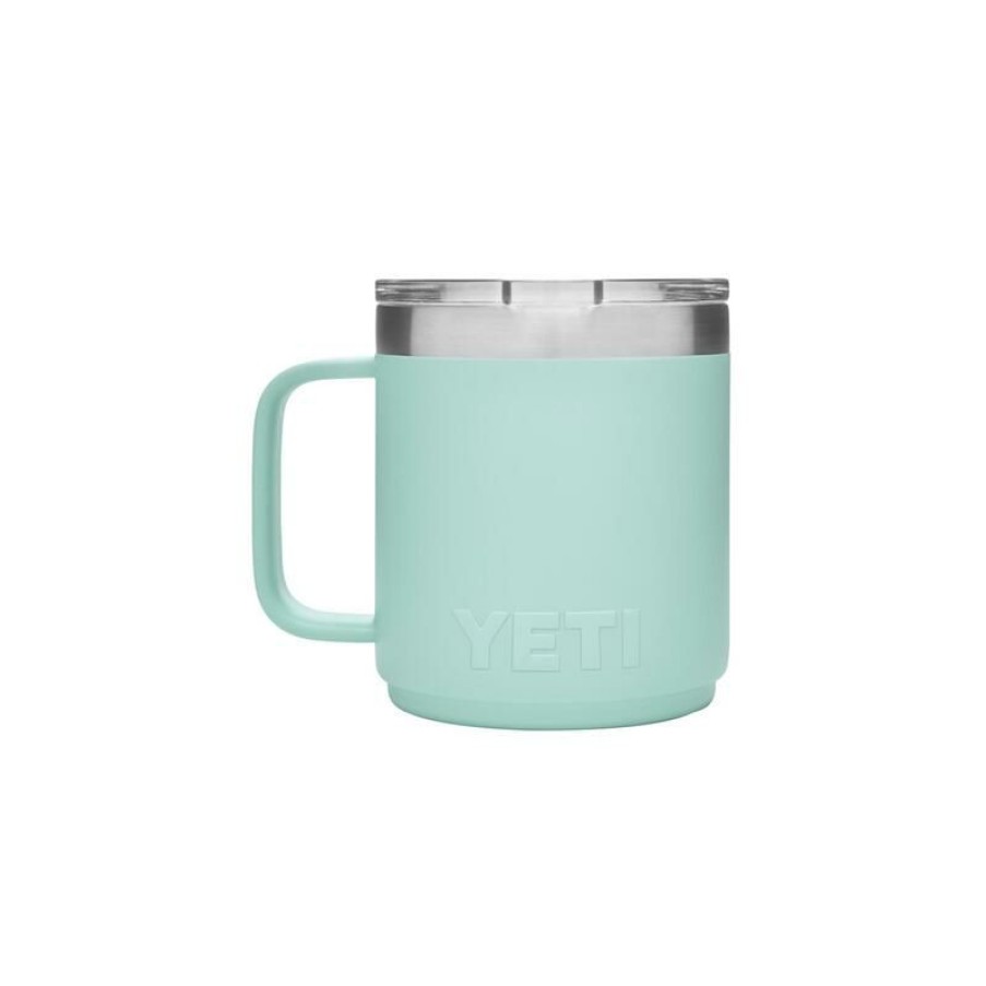 Home And Decor * | Budget Yeti Rambler 10 Oz Seafoam Bpa Free Mug With Magslider Lid