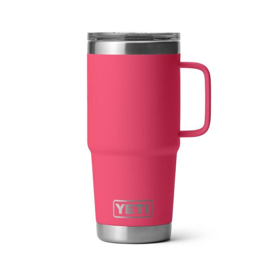 Home And Decor * | New Yeti Rambler 20 Oz Bimini Pink Bpa Free Travel Mug