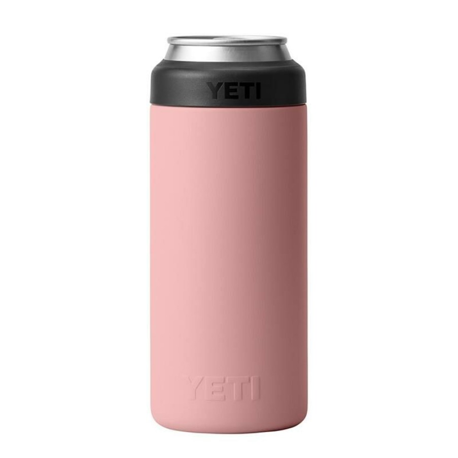 Home And Decor * | Flash Sale Yeti Rambler 12 Oz Colster Sandstone Pink Bpa Free Slim Can Insulator