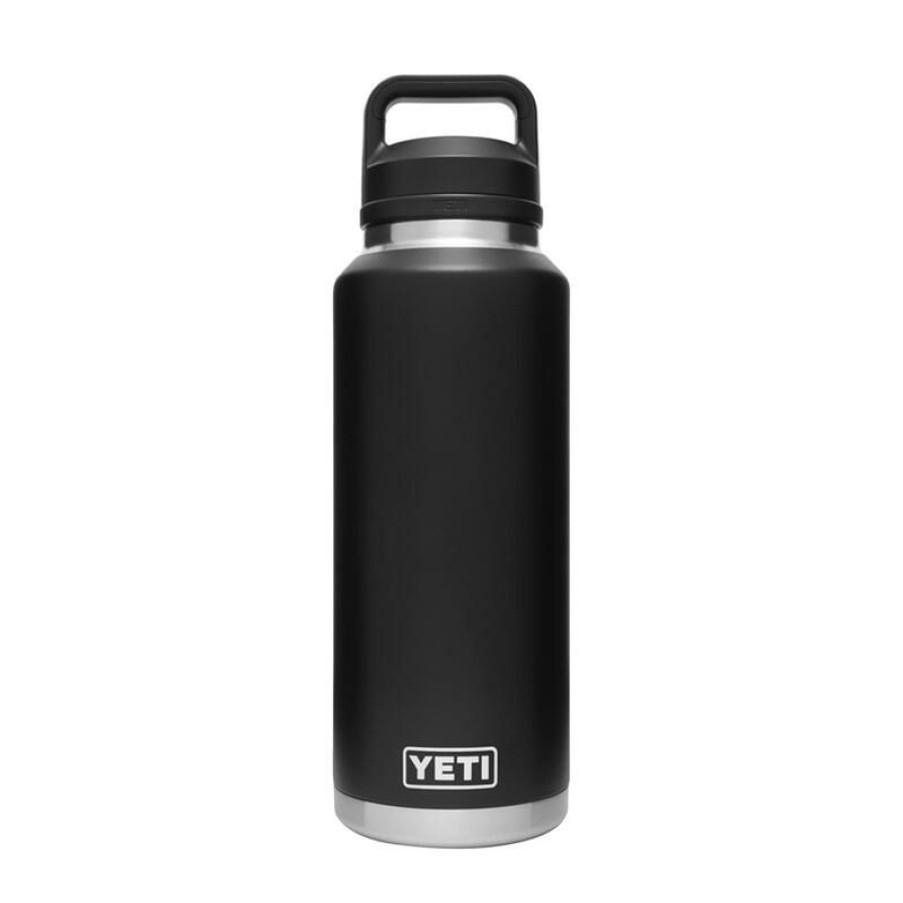 Home And Decor * | Top 10 Yeti Rambler 46 Oz Black Bpa Free Bottle With Chug Cap