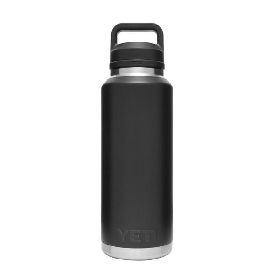 Home And Decor * | Top 10 Yeti Rambler 46 Oz Black Bpa Free Bottle With Chug Cap