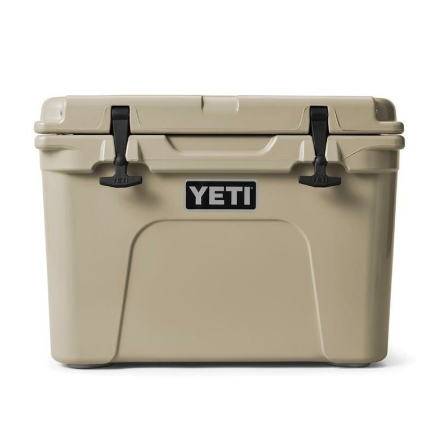 Outdoor Living * | Best Sale Yeti Tundra 35 Tan Hard Cooler