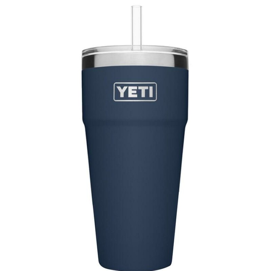 Home And Decor * | Buy Yeti Rambler 26 Oz Navy Bpa Free Straw Cup