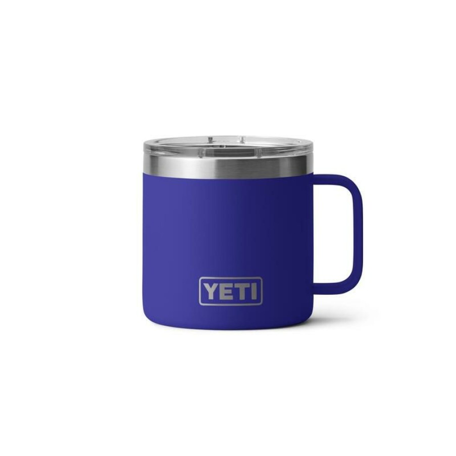 Home And Decor * | Deals Yeti Rambler 14 Oz Offshore Blue Bpa Free Mug With Magslider Lid