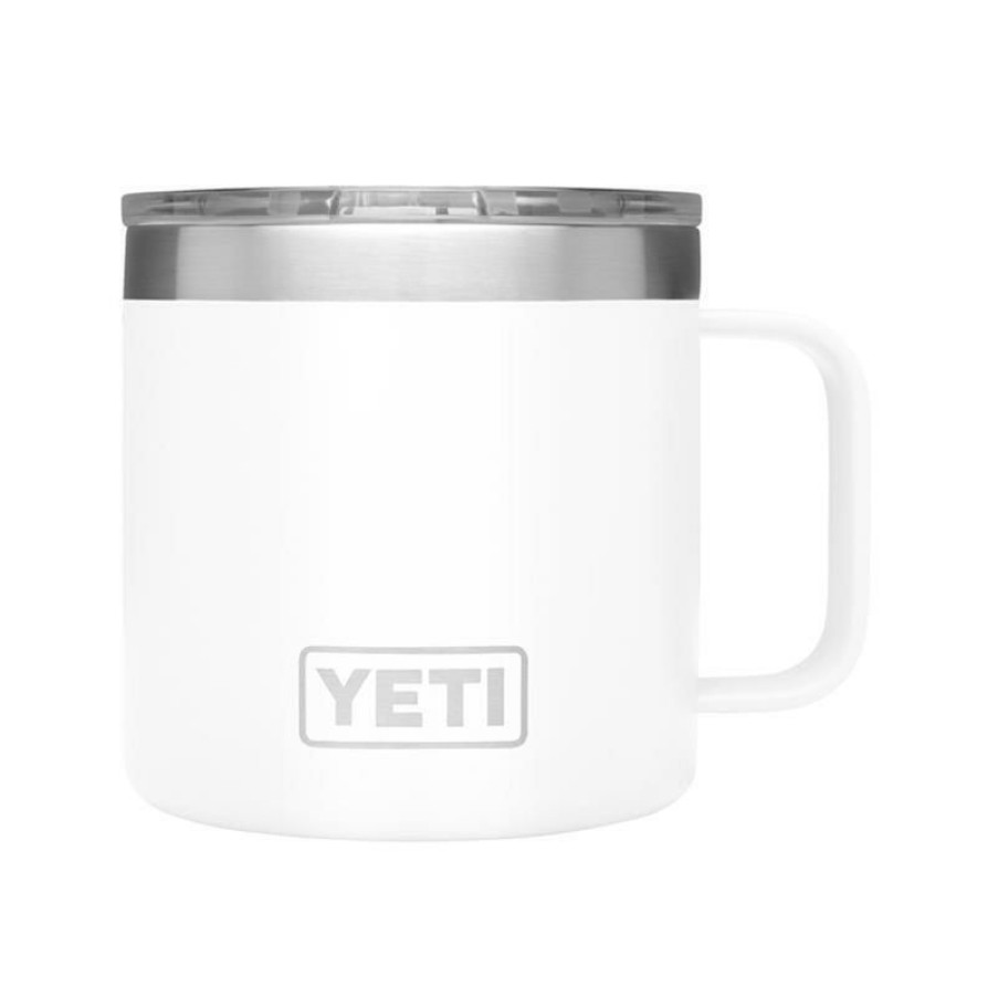 Home And Decor * | Best Pirce Yeti Rambler 14 Oz White Bpa Free Mug With Magslider Lid