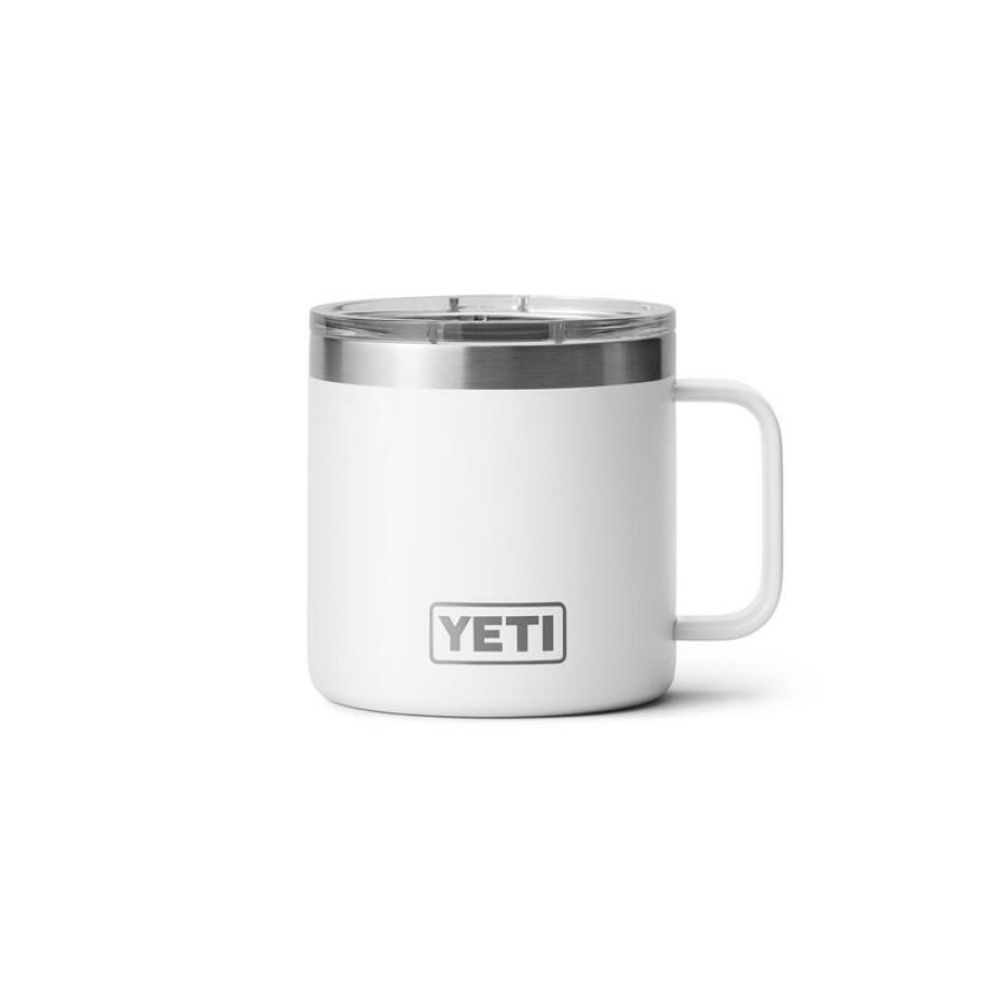 Home And Decor * | Best Pirce Yeti Rambler 14 Oz White Bpa Free Mug With Magslider Lid