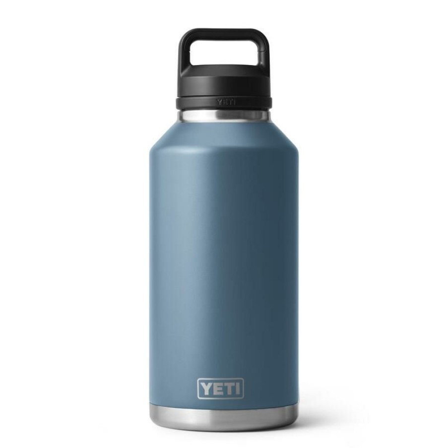 Home And Decor * | Best Pirce Yeti Rambler 64 Oz Nordic Blue Bpa Free Bottle With Chug Cap