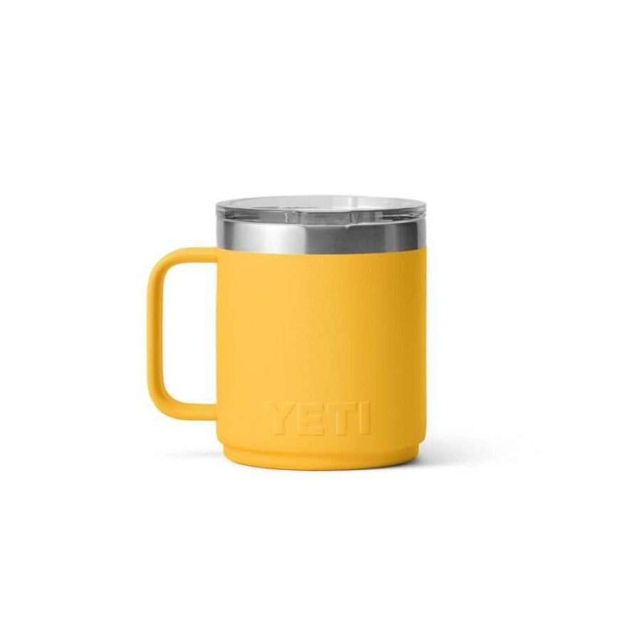 Home And Decor * | Hot Sale Yeti Rambler 10 Oz Alpine Yellow Bpa Free Mug With Magslider Lid