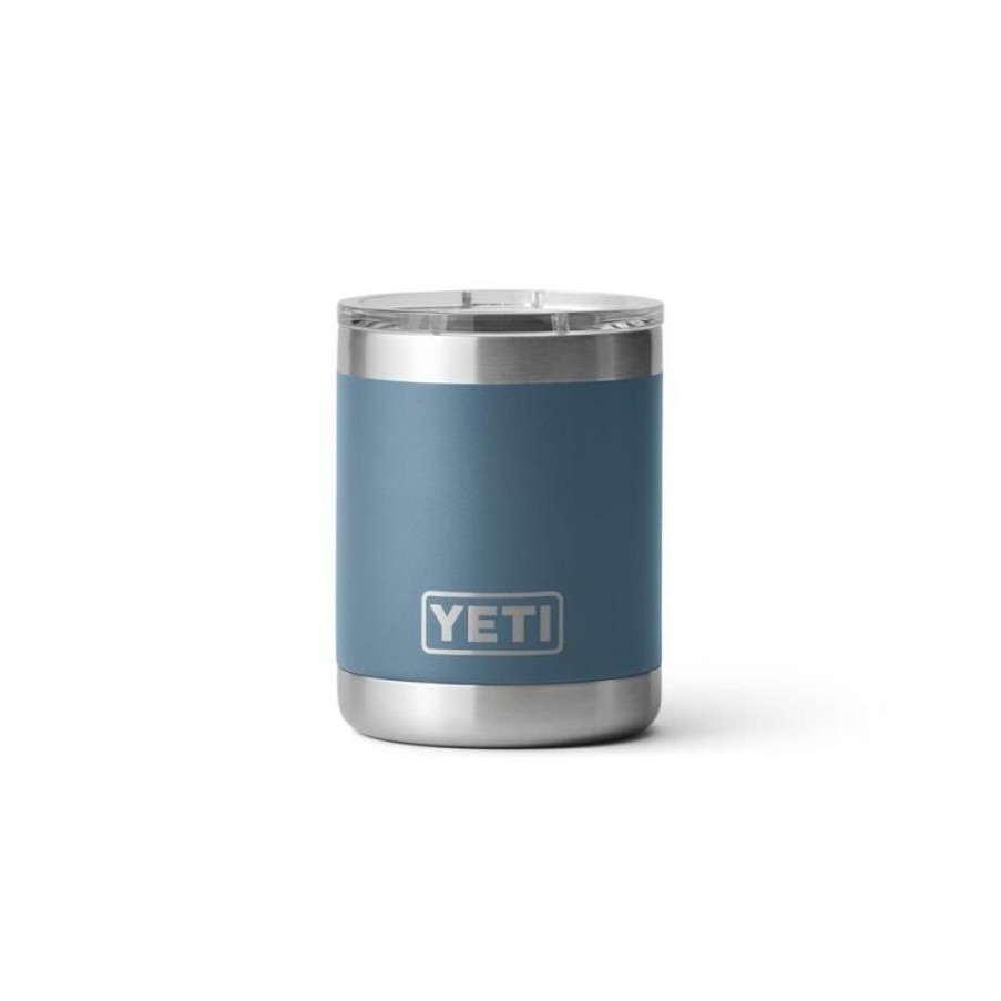 Home And Decor * | Budget Yeti Rambler 10 Oz Lowball Nordic Blue Bpa Free Tumbler With Magslider Lid