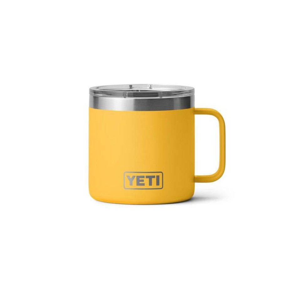 Home And Decor * | Hot Sale Yeti Rambler 14 Oz Alpine Yellow Bpa Free Mug With Magslider Lid