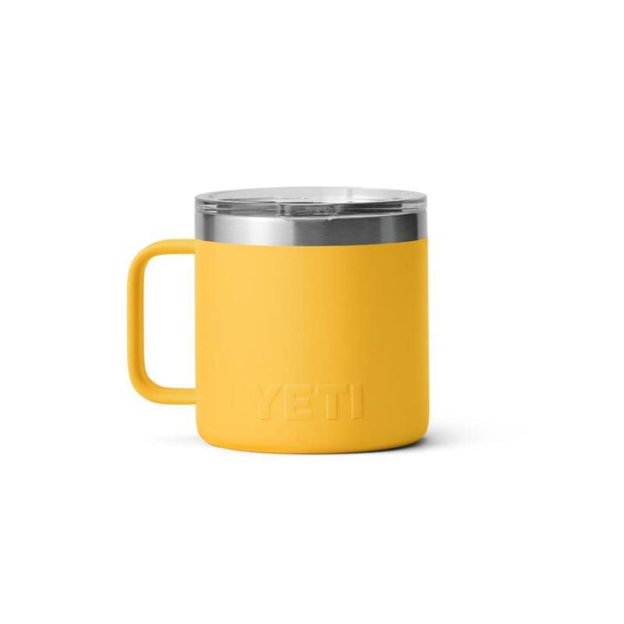 Home And Decor * | Hot Sale Yeti Rambler 14 Oz Alpine Yellow Bpa Free Mug With Magslider Lid