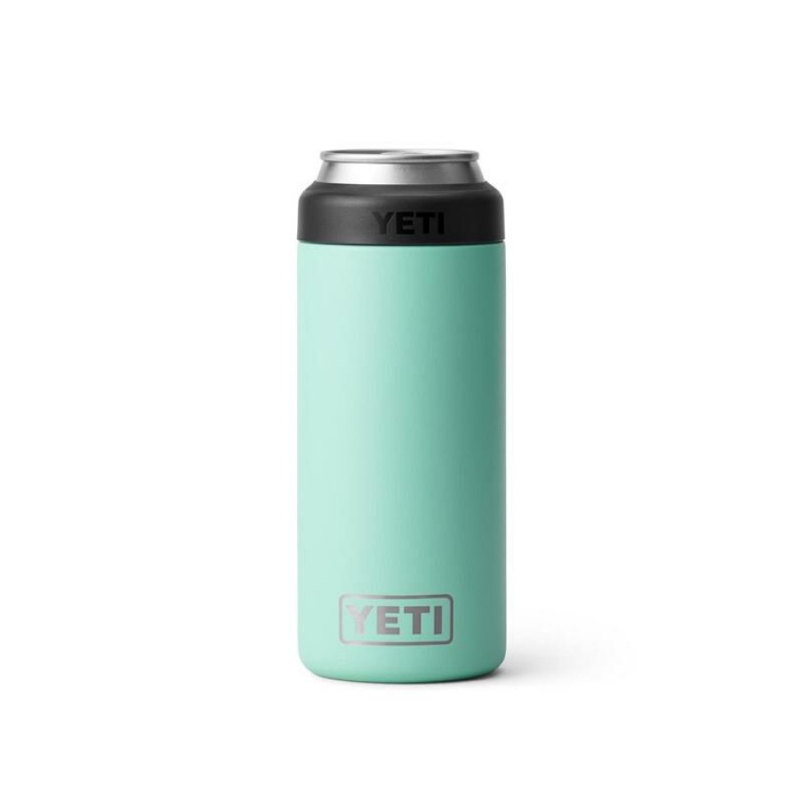 Home And Decor * | Best Reviews Of Yeti Rambler 12 Oz Colster Seafoam Bpa Free Slim Can Insulator