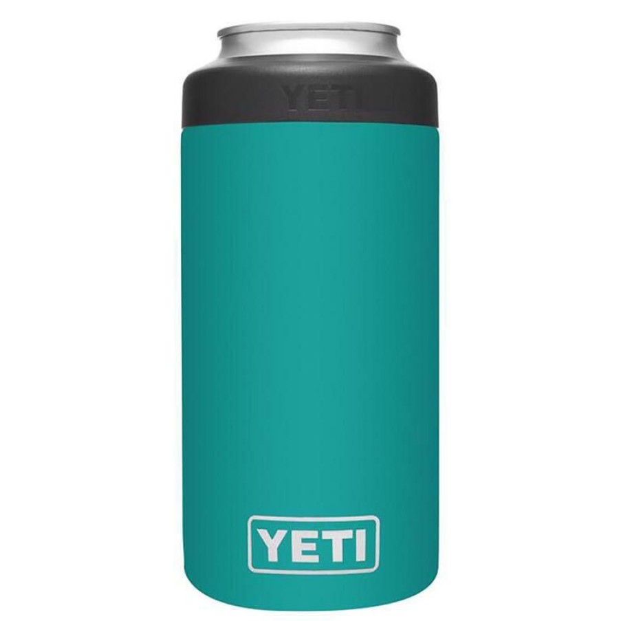 Home And Decor * | Coupon Yeti Rambler 16 Oz Colster Aquifer Blue Bpa Free Tall Can Insulator