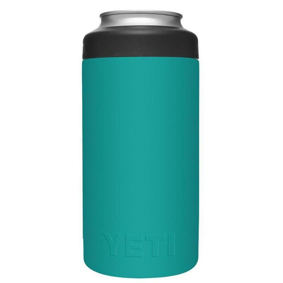 Home And Decor * | Coupon Yeti Rambler 16 Oz Colster Aquifer Blue Bpa Free Tall Can Insulator