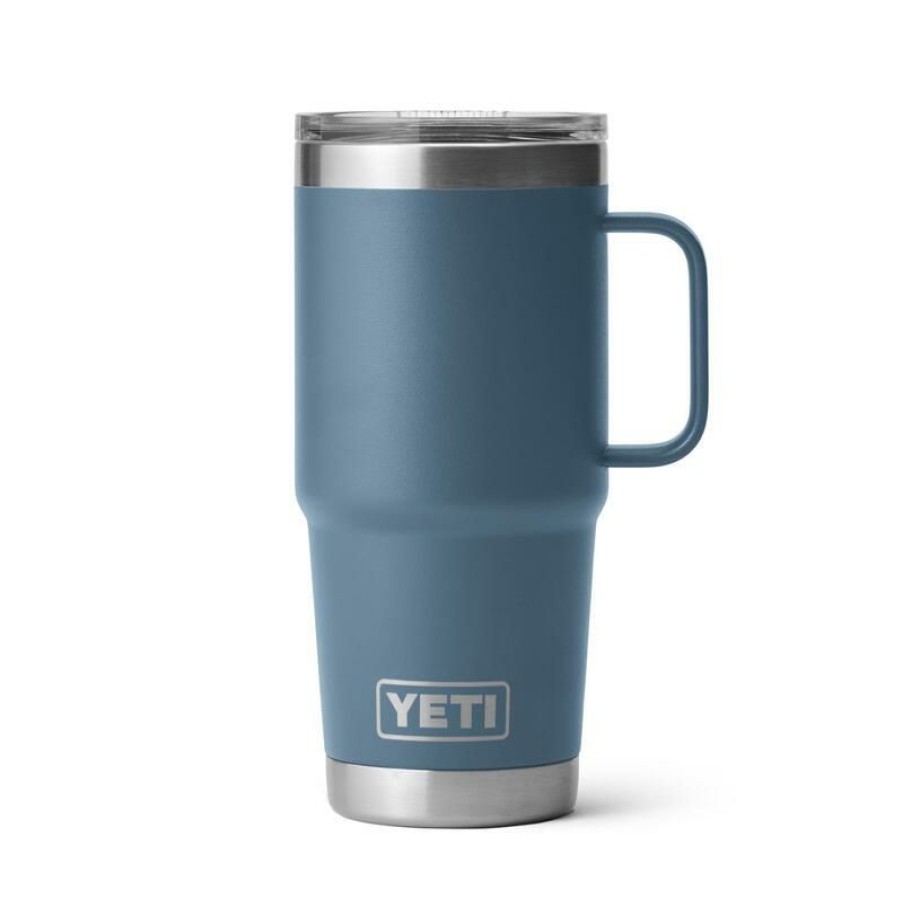 Home And Decor * | Brand New Yeti Rambler 20 Oz Nordic Blue Bpa Free Travel Mug