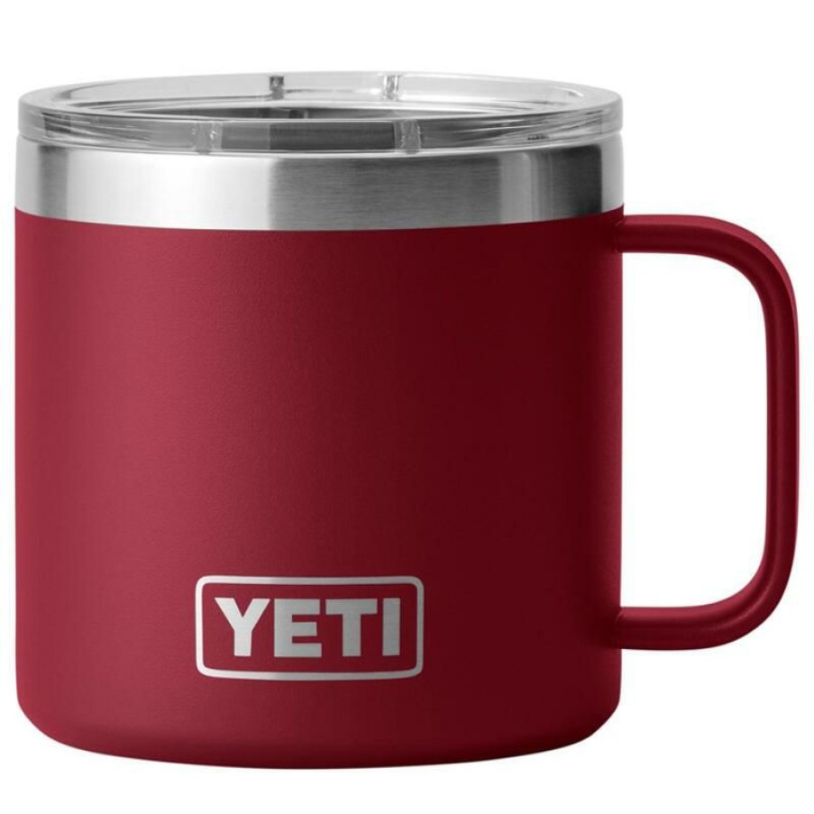 Home And Decor * | Outlet Yeti Rambler 14 Oz Harvest Red Bpa Free Mug With Magslider Lid