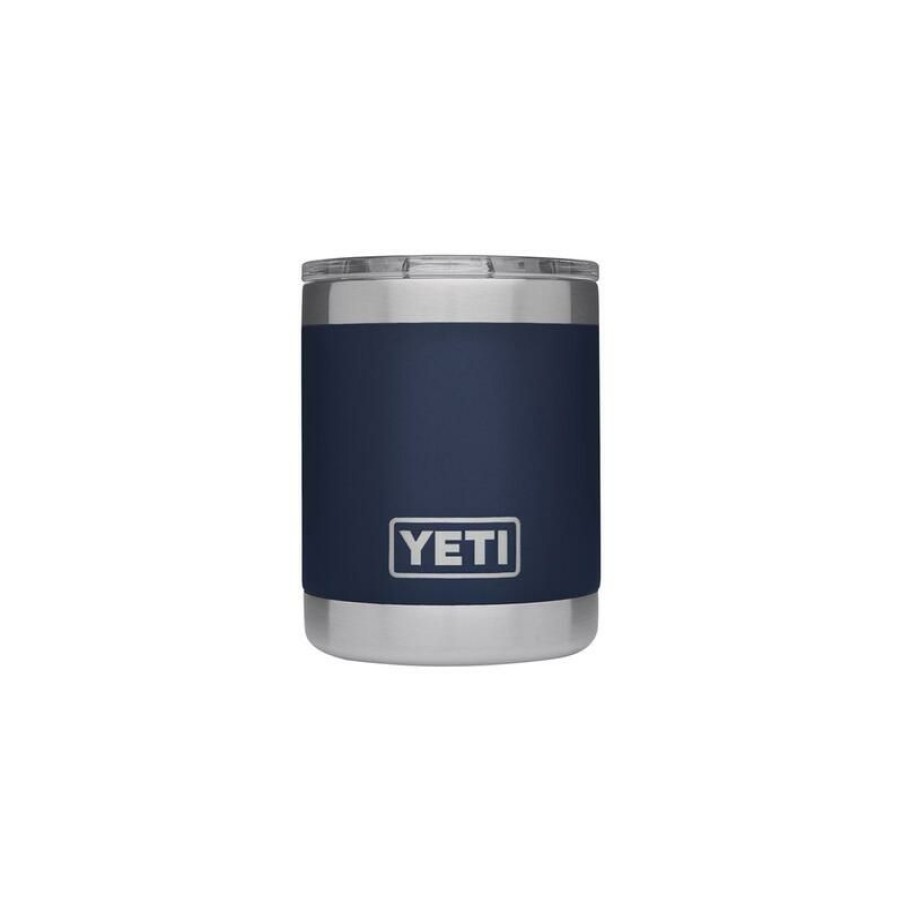 Home And Decor * | Flash Sale Yeti Rambler 10 Oz Lowball Navy Bpa Free Tumbler With Magslider Lid