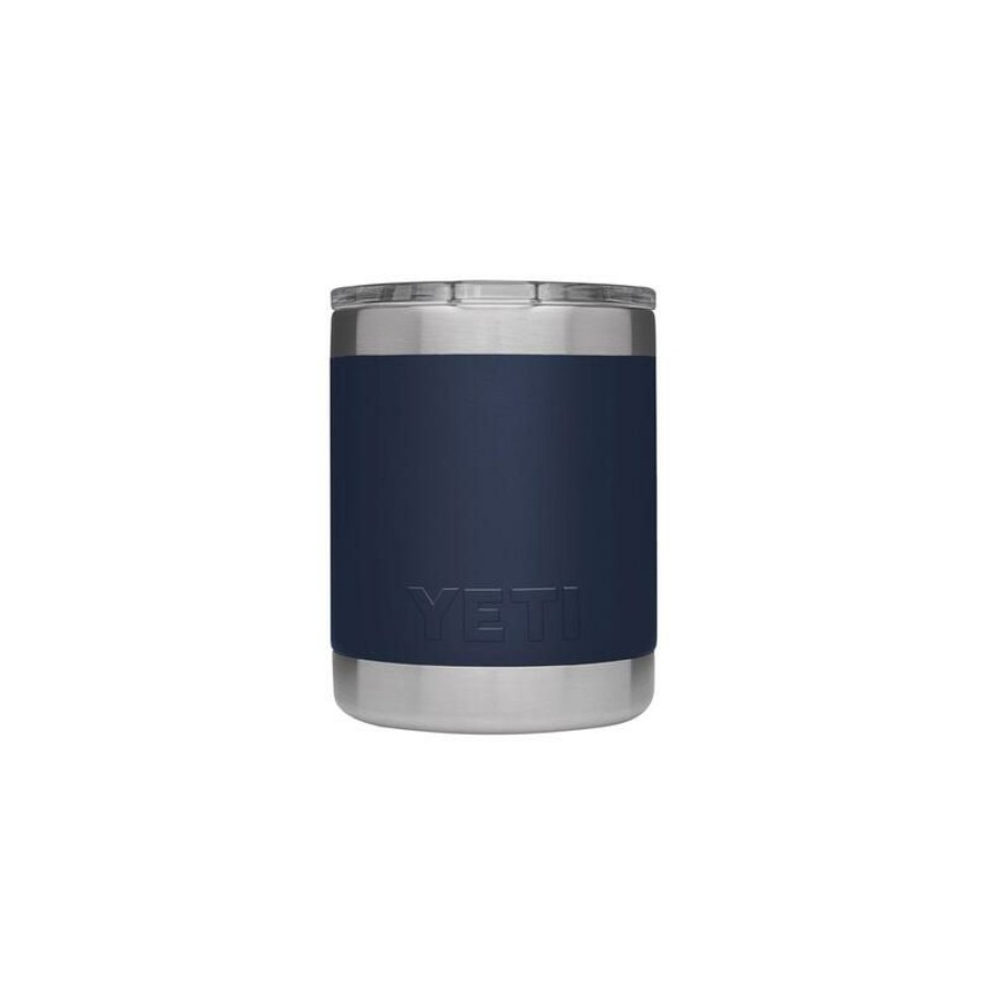 Home And Decor * | Flash Sale Yeti Rambler 10 Oz Lowball Navy Bpa Free Tumbler With Magslider Lid