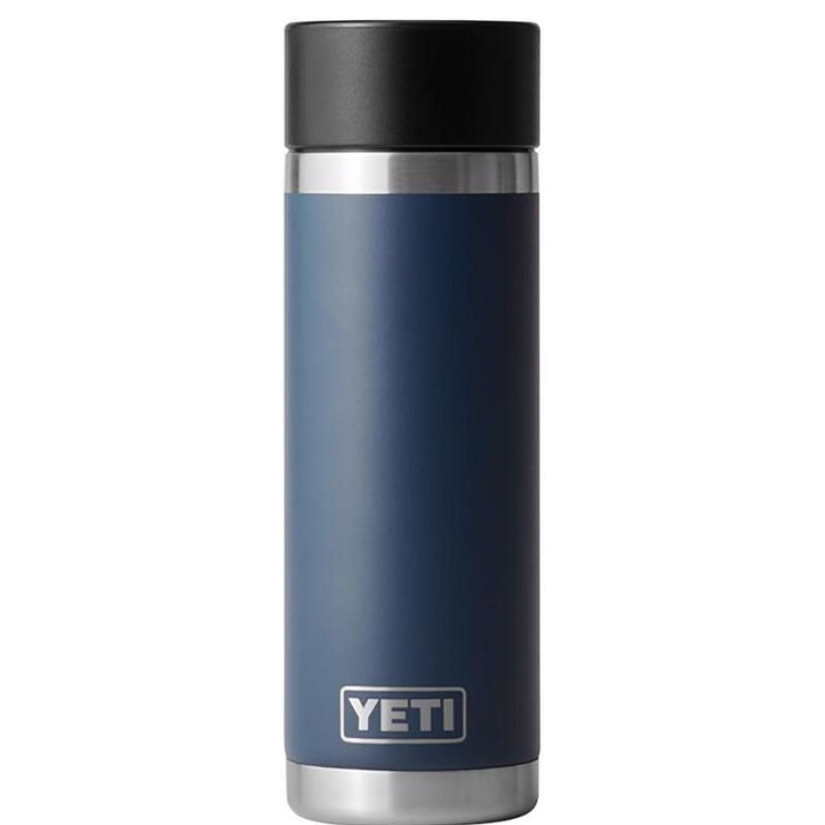 Home And Decor * | Best Pirce Yeti Rambler 18 Oz Navy Bpa Free Bottle With Hotshot Cap