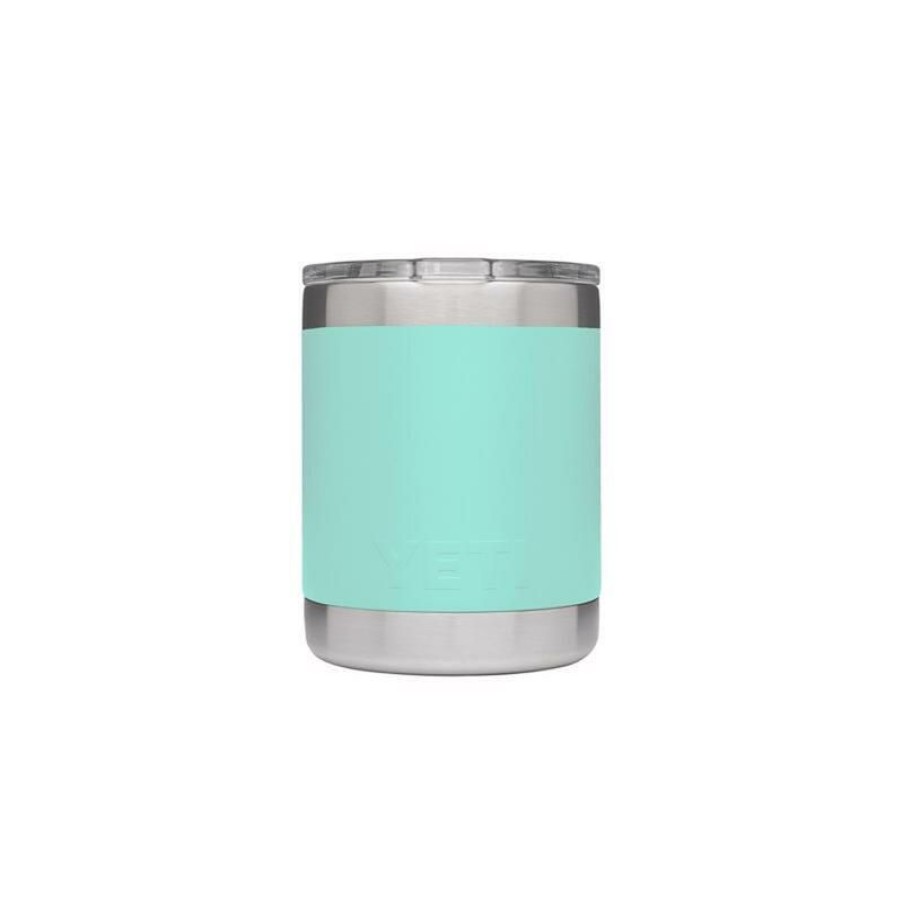 Home And Decor * | Discount Yeti Rambler 10 Oz Lowball Seafoam Bpa Free Tumbler With Magslider Lid