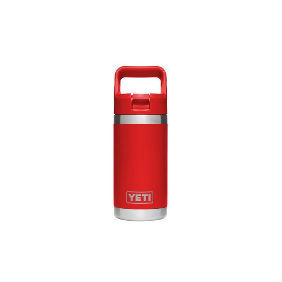 Home And Decor * | Flash Sale Yeti Rambler Jr. 12 Oz Canyon Red Bpa Free Kids Water Bottle