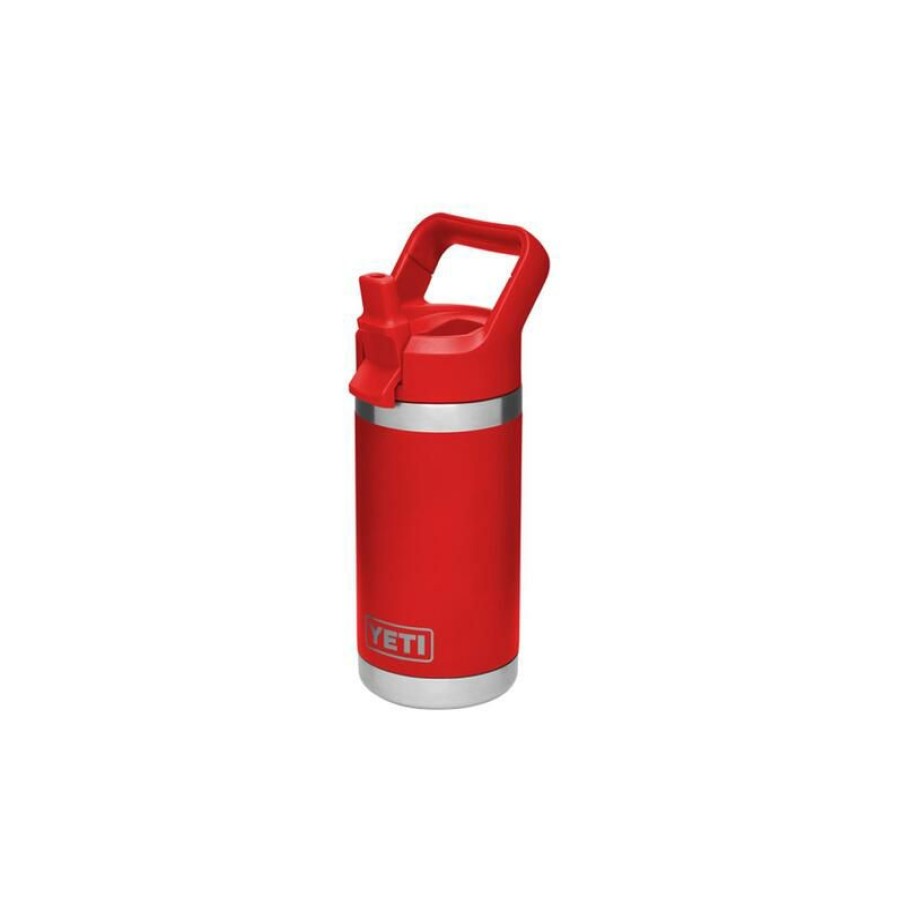 Home And Decor * | Flash Sale Yeti Rambler Jr. 12 Oz Canyon Red Bpa Free Kids Water Bottle