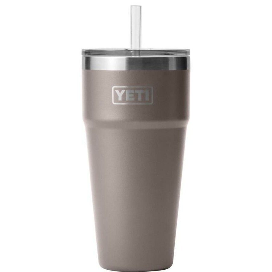 Home And Decor * | New Yeti Rambler 26 Oz Sharptail Taupe Bpa Free Straw Cup