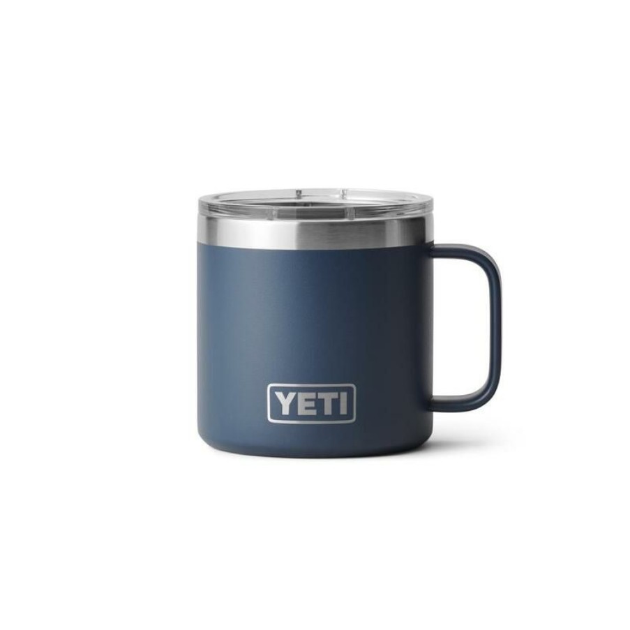 Home And Decor * | Cheap Yeti Rambler 14 Oz Navy Bpa Free Mug With Magslider Lid