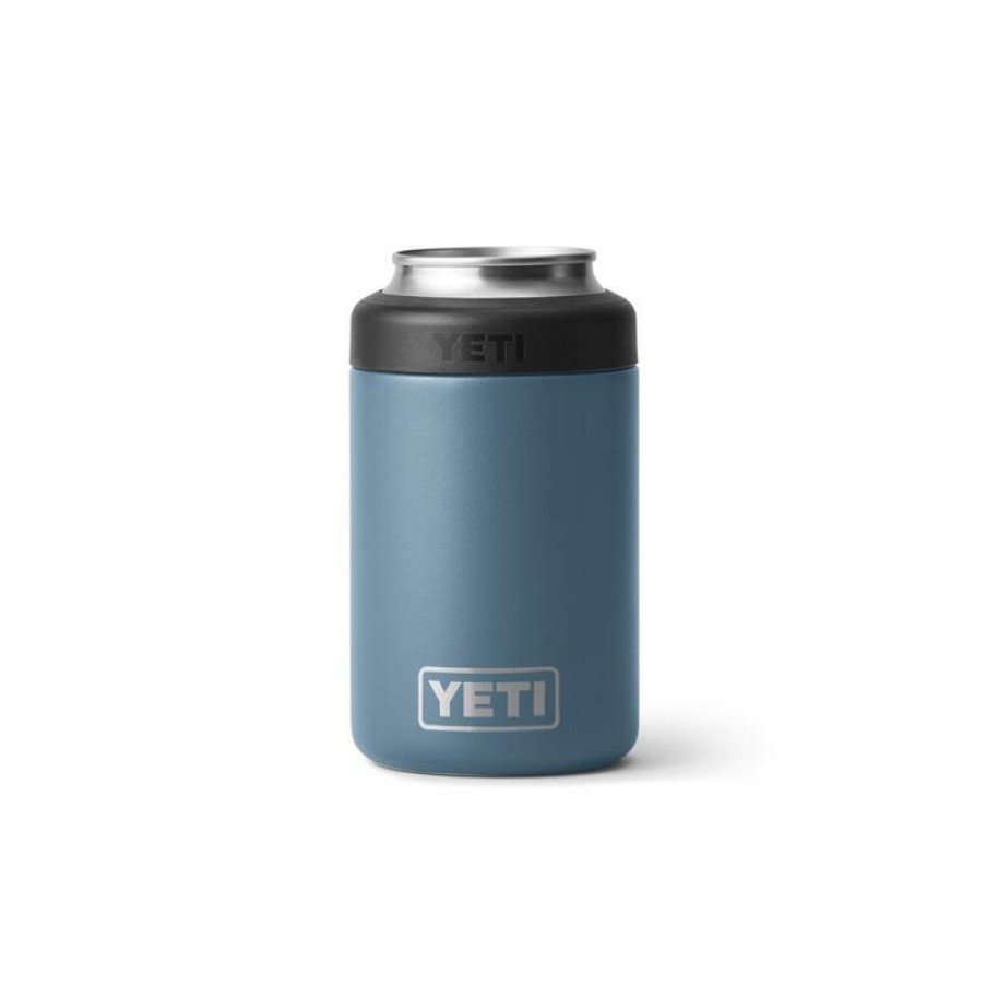 Home And Decor * | Hot Sale Yeti Rambler Colster 2.0 12 Oz Nordic Blue Bpa Free Can Insulator