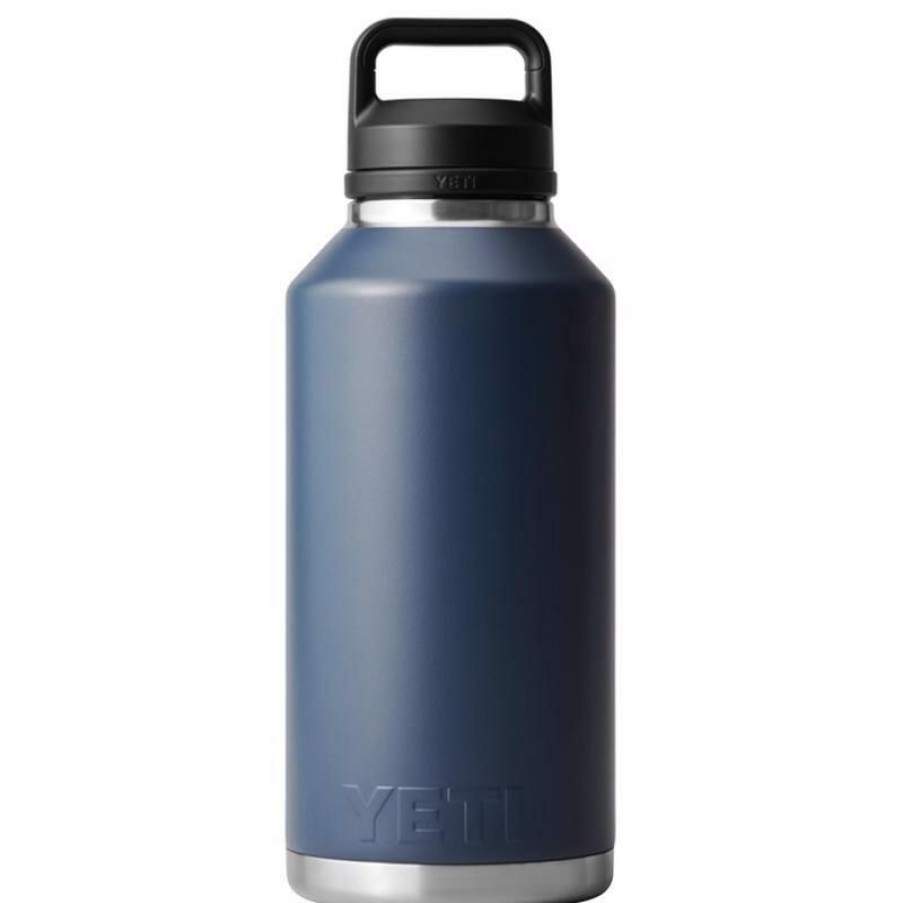 Home And Decor * | Best Pirce Yeti Rambler 64 Oz Navy Bpa Free Bottle With Chug Cap