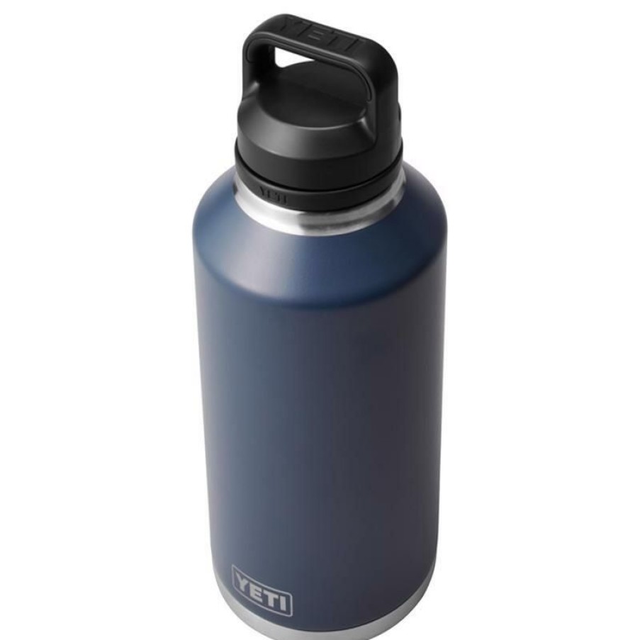 Home And Decor * | Best Pirce Yeti Rambler 64 Oz Navy Bpa Free Bottle With Chug Cap