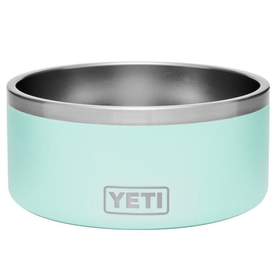 Home And Decor * | Discount Yeti Boomer Seafoam Stainless Steel 8 Cups Pet Bowl For Dogs