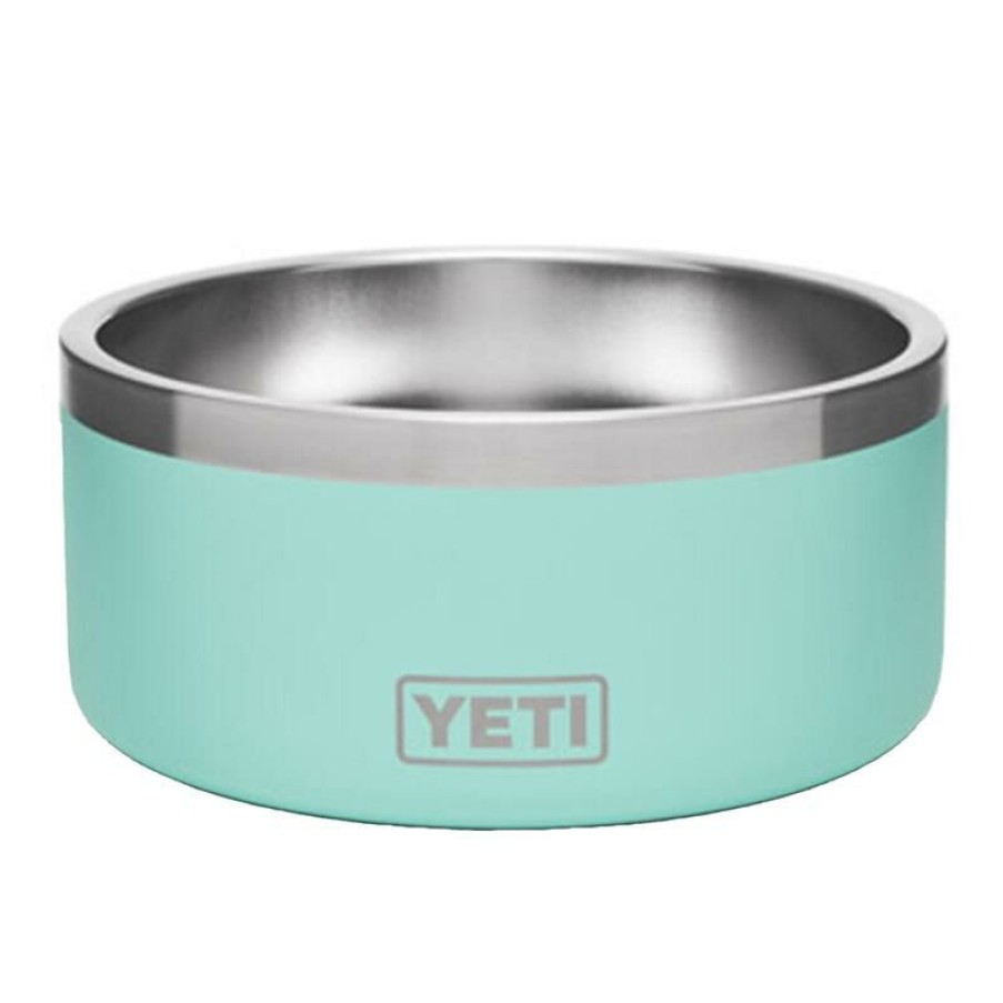 Home And Decor * | Flash Sale Yeti Boomer Seafoam Stainless Steel 4 Cups Pet Bowl For Dogs