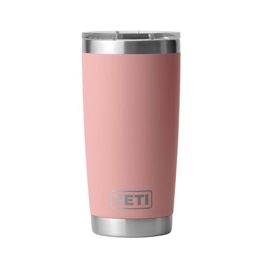 Home And Decor * | Best Sale Yeti Rambler 20 Oz Sandstone Pink Bpa Free Tumbler With Magslider Lid