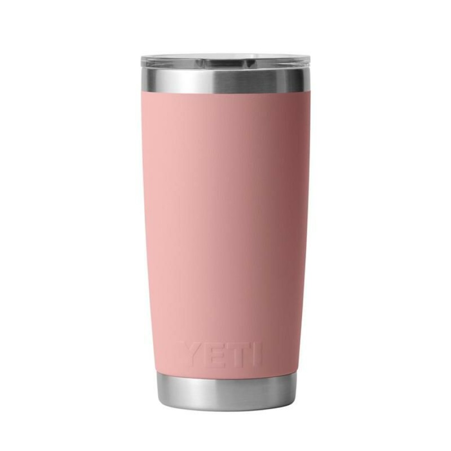 Home And Decor * | Best Sale Yeti Rambler 20 Oz Sandstone Pink Bpa Free Tumbler With Magslider Lid