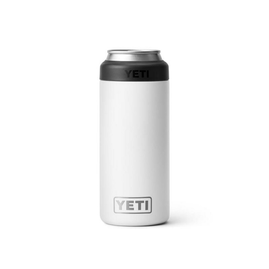 Home And Decor * | Discount Yeti Rambler 12 Oz Colster White Bpa Free Slim Can Insulator