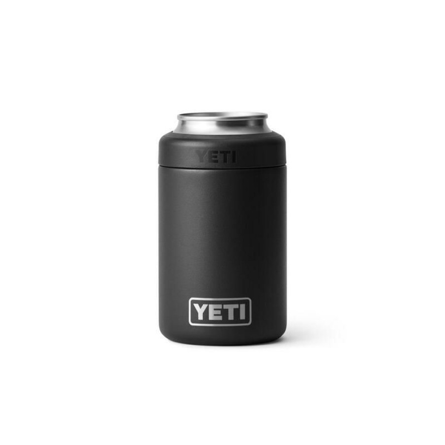 Home And Decor * | Cheap Yeti Rambler 12 Oz Colster Black Bpa Free Can Insulator