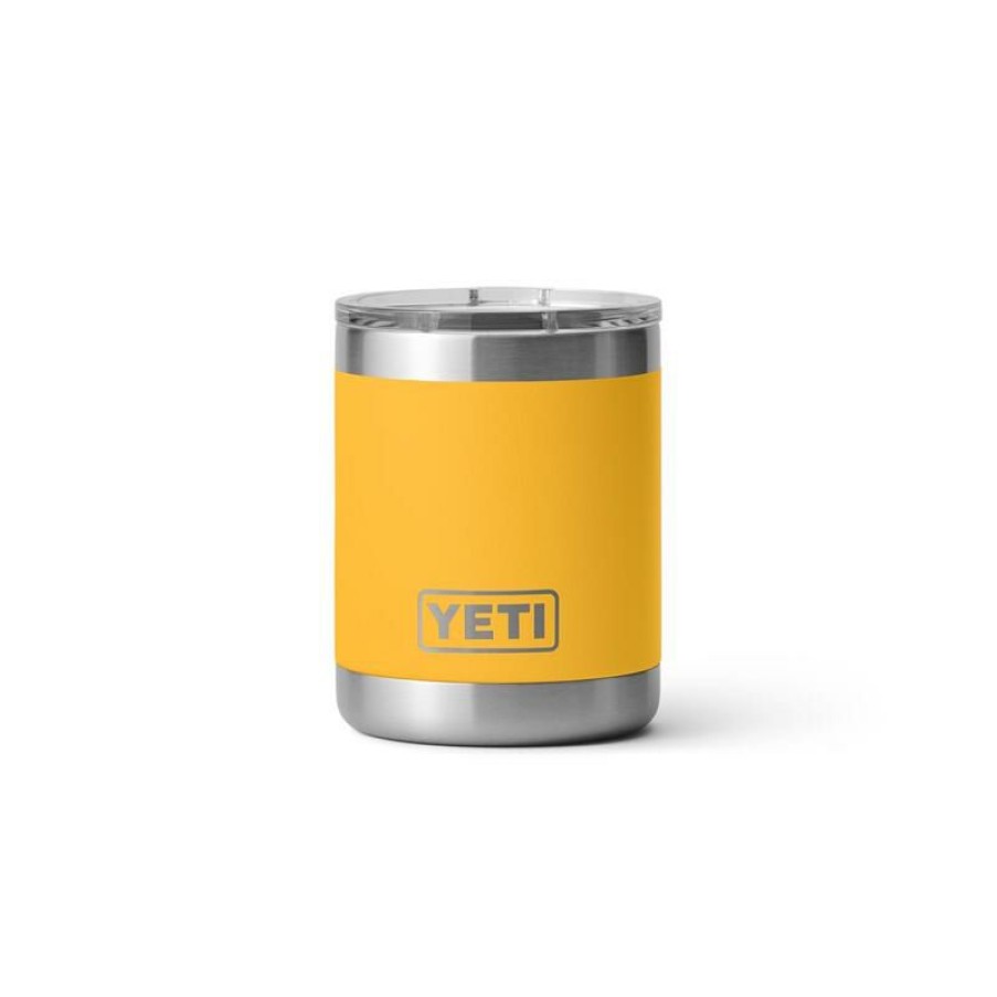 Home And Decor * | Coupon Yeti Rambler 10 Oz Lowball Alpine Yellow Bpa Free Tumbler With Magslider Lid