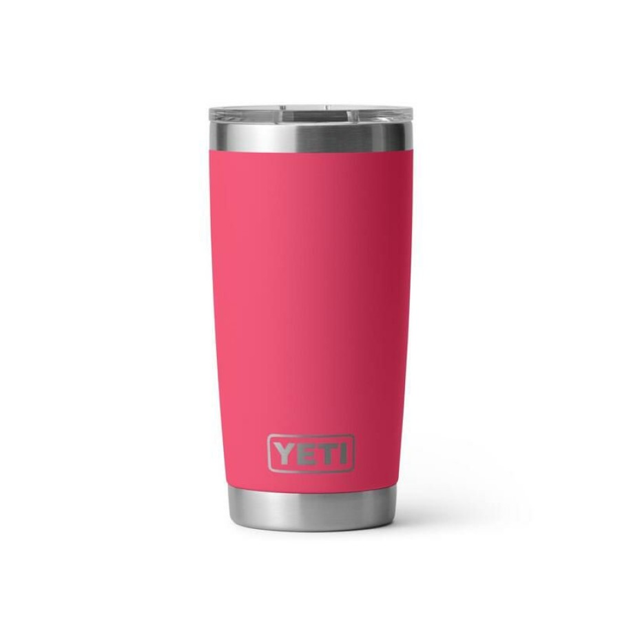 Home And Decor * | New Yeti Rambler 20 Oz Bimini Pink Bpa Free Tumbler With Magslider Lid