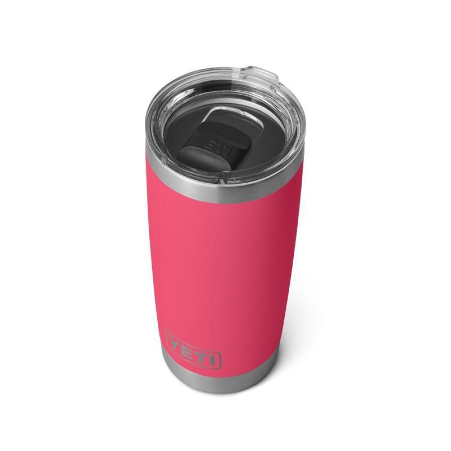 Home And Decor * | New Yeti Rambler 20 Oz Bimini Pink Bpa Free Tumbler With Magslider Lid